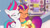 Size: 3410x1920 | Tagged: safe, screencap, sunny starscout, zipp storm, earth pony, pegasus, pony, g5, my little pony: tell your tale, starscout code, spoiler:g5, spoiler:my little pony: tell your tale, adorazipp, cute, duo, duo female, eyes closed, female, high res, hug, mane stripe sunny, mare, one eye closed, side hug, smiling, squishy cheeks, sunnybetes, youtube link