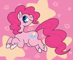 Size: 2180x1810 | Tagged: safe, artist:mrkawauso, pinkie pie, earth pony, pony, g4, solo, stars