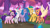 Size: 3410x1920 | Tagged: safe, screencap, hitch trailblazer, izzy moonbow, kenneth, pipp petals, sunny starscout, zipp storm, alicorn, bird, earth pony, pegasus, pigeon, pony, unicorn, g5, my little pony: tell your tale, starscout code, spoiler:g5, spoiler:my little pony: tell your tale, spoiler:tyts01e24, female, grin, high res, male, mane five, mane stripe sunny, mare, open mouth, open smile, race swap, smiling, spread wings, stallion, sunnycorn, wings, youtube link