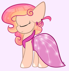 Size: 915x953 | Tagged: safe, artist:sugarcloud12, oc, pony, clothes, dress, female, gala dress, mare, simple background, solo