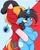 Size: 1573x1983 | Tagged: safe, artist:an-tonio, oc, oc only, oc:cold dream, oc:gray sketch, earth pony, pony, unicorn, 2019, beanie, blushing, coat markings, duo, duo male, ear licking, eyebrows, eyes closed, floppy ears, gay, hat, horn, licking, male, old art, open mouth, open smile, signature, smiling, socks (coat markings), stallion, tongue out