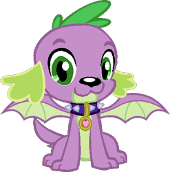 Size: 389x394 | Tagged: safe, artist:mapspony, edit, edited screencap, editor:pascalmulokozi2, screencap, spike, spike the regular dog, dog, equestria girls, g4, background removed, looking at you, simple background, sitting, solo, spike the dog, transparent background, winged dog, winged spike, wings