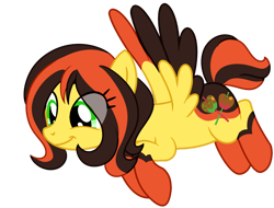 Size: 1280x973 | Tagged: safe, artist:ladylullabystar, oc, oc only, oc:candy apple, pony, base used, colored wings, female, mare, multicolored wings, simple background, solo, transparent background, wings