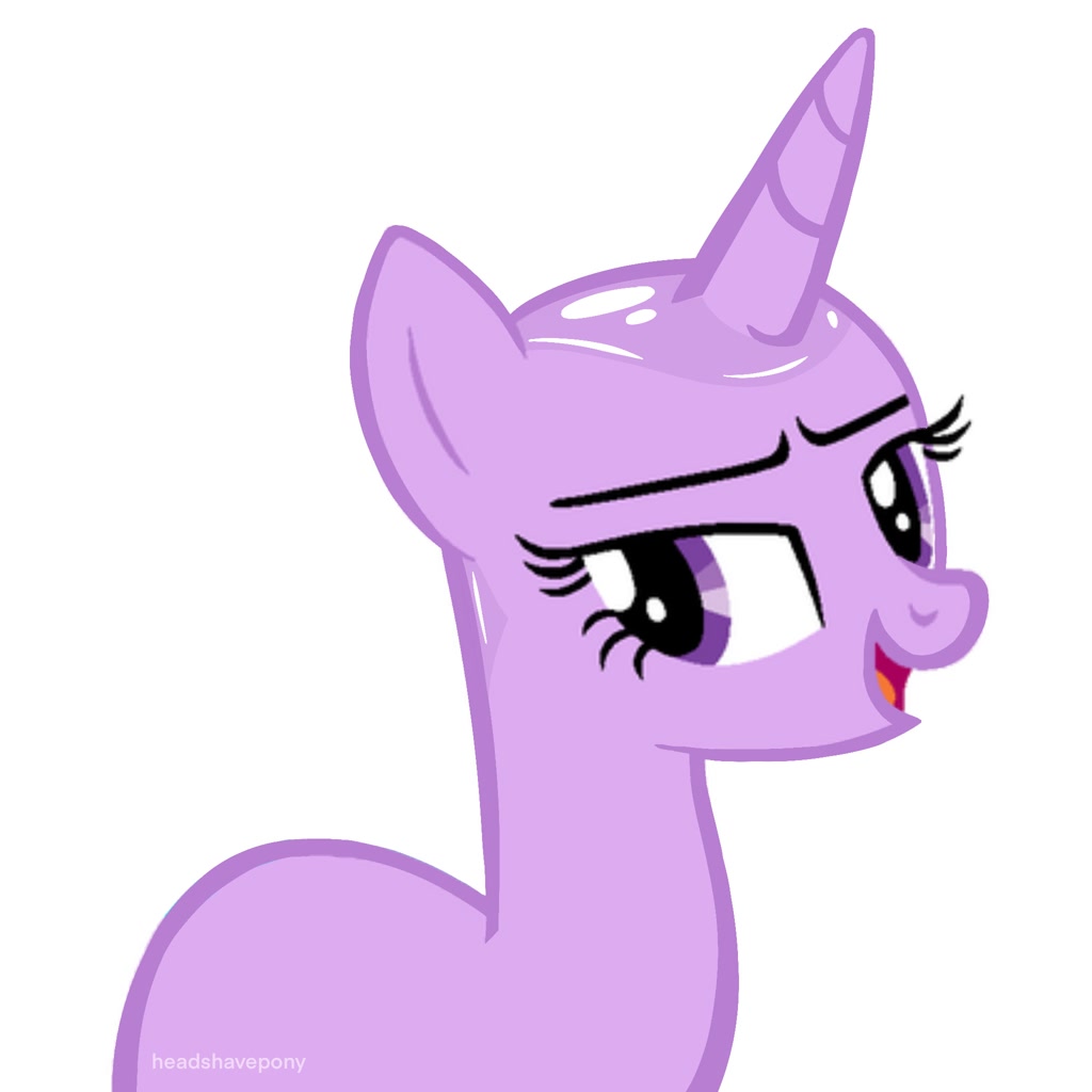 Safe Artist Headshavepony Twilight Sparkle Pony Unicorn