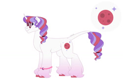 Size: 1280x854 | Tagged: safe, artist:itstechtock, oc, oc only, oc:eclipse, pony, unicorn, female, glasses, leonine tail, magical lesbian spawn, mare, offspring, parent:moondancer, parent:twilight sparkle, parents:twidancer, simple background, solo, tail, white background