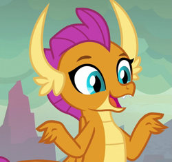 Size: 763x716 | Tagged: safe, screencap, smolder, dragon, g4, sweet and smoky, cropped, cute, dragoness, female, smolderbetes, solo