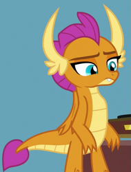 Size: 515x679 | Tagged: safe, screencap, smolder, dragon, 2 4 6 greaaat, g4, cropped, dragoness, female, smolder is not amused, solo, unamused