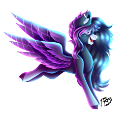 Size: 2453x2213 | Tagged: safe, artist:prettyshinegp, oc, oc only, pegasus, pony, :d, ear fluff, high res, open mouth, open smile, pegasus oc, signature, simple background, smiling, transparent background, wings