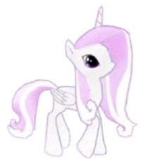 Size: 216x228 | Tagged: safe, gameloft, fleur-de-lis, alicorn, pony, g4, my little pony: magic princess, alicornified, fleur-de-corne, race swap, simple background, solo, transparent background