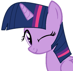 Size: 461x449 | Tagged: safe, artist:ivuiadopts, artist:twilyisbestpone, twilight sparkle, alicorn, pony, g4, base used, bust, cute, female, looking at you, mare, one eye closed, simple background, smiling, solo, transparent background, twiabetes, twilight sparkle (alicorn), wink, winking at you