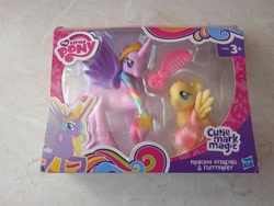 Size: 4160x3120 | Tagged: safe, photographer:hollyn, fluttershy, princess sterling, alicorn, pegasus, pony, g4, official, brush, brushable, merchandise, not cadance, photo, toy, unpacked