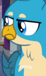 Size: 526x858 | Tagged: safe, screencap, gallus, griffon, g4, school daze, cropped, gallus is not amused, male, solo, unamused