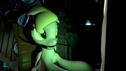 Size: 320x180 | Tagged: safe, derpy hooves, g4, 3d, deep rock galactic, female, headset, microphone, mod