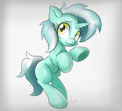 Size: 2289x2085 | Tagged: safe, artist:ando, lyra heartstrings, pony, unicorn, g4, female, high res, mare, missing cutie mark, solo