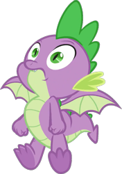 Size: 689x976 | Tagged: safe, edit, edited screencap, editor:pascalmulokozi2, screencap, spike, dragon, g4, background removed, flying, male, simple background, solo, transparent background, winged spike, wings