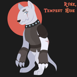 Size: 1024x1024 | Tagged: safe, artist:kabuvee, oc, oc:rune, diamond dog, solo