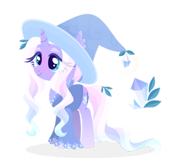 Size: 1024x939 | Tagged: safe, artist:kabuvee, oc, pony, unicorn, female, hat, mare, simple background, solo, transparent background, witch hat