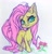 Size: 1440x1488 | Tagged: safe, artist:pixeenmoon, fluttershy, pony, g4, cute, shyabetes, solo, wingless