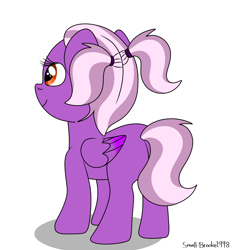 Size: 2368x2552 | Tagged: safe, artist:small-brooke1998, oc, oc:glass chip, pegasus, pony, foal, high res, simple background, solo, white background, younger