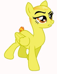 Size: 359x463 | Tagged: safe, artist:headshavepony, spitfire, g4, bald, haircut, headshave, shaved, short hair