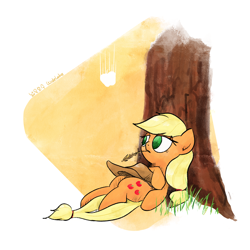 Size: 2048x2048 | Tagged: safe, artist:widelake, applejack, earth pony, pony, g4, high res, simple background, solo, white background