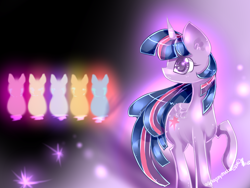 Size: 1200x900 | Tagged: safe, artist:aquagalaxy, twilight sparkle, alicorn, pony, g4, implied mane six, solo, twilight sparkle (alicorn)