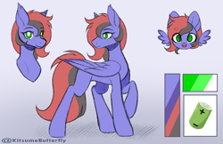 Size: 1700x1100 | Tagged: safe, artist:tresmariasarts, oc, oc only, oc:voltaic acid, pegasus, pony, female, reference sheet, simple background, solo
