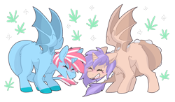 Size: 1200x700 | Tagged: safe, artist:php193, oc, oc only, oc:sora kite, alicorn, dracony, dragon, hybrid, pony, drugs, duo, happy, marijuana, simple background, transparent background