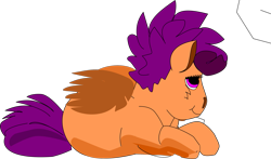 Size: 2241x1318 | Tagged: safe, scootaloo, pegasus, pony, g4, inkscape, simple background, solo, transparent background, vector, wip