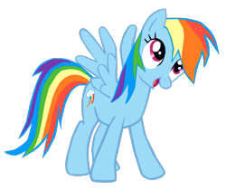 Size: 707x594 | Tagged: safe, artist:benpictures1, rainbow dash, pegasus, pony, friendship is magic, g4, cute, dashabetes, female, inkscape, mare, simple background, solo, transparent background, vector