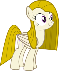 Size: 812x984 | Tagged: safe, artist:foxyfell1337, surprise, pegasus, pony, g1, g4, adoraprise, cute, female, folded wings, g1 to g4, generation leap, mare, simple background, smiling, solo, surprisamena, surprise being surprise, transparent background, vector, wings