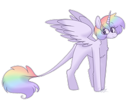 Size: 1100x900 | Tagged: safe, artist:puppie, oc, oc only, oc:esoteric, alicorn, pony, alicorn oc, horn, simple background, solo, transparent background, wings