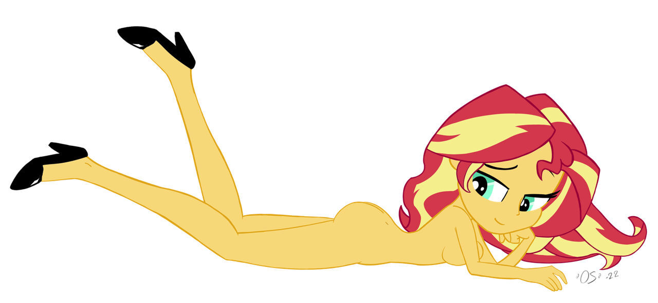 Suggestive Artist Calmbreezes Sunset Shimmer Human