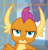 Size: 673x699 | Tagged: safe, edit, edited screencap, editor:thegamerpainter, screencap, smolder, dragon, g4, my little pony: friendship is magic, school daze, angry, anti-bronybait, breaking the fourth wall, caption, chowder, cropped, dragoness, female, image macro, looking at you, mung daal, open mouth, reference, smolder is not amused, solo, teeth, text, unamused