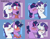 Size: 1800x1400 | Tagged: safe, artist:arcticwaters, artist:dimbulb, rarity, twilight sparkle, pony, unicorn, g4, my little pony: friendship is magic, yakity-sax, blushing, book, cheek kiss, dusk shine, elusive, female, gay, half r63 shipping, kissing, lesbian, male, nos no, nuzzling, rule 63, ship:elushine, ship:rarilight, ship:rarishine, ship:twilusive, shipping, straight