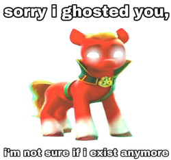 Size: 1070x998 | Tagged: safe, edit, edited screencap, screencap, sprout cloverleaf, earth pony, pony, g5, background removed, emperor sprout, glowing, glowing eyes, male, meme, stallion