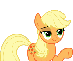 Size: 977x818 | Tagged: safe, artist:foxyfell1337, applejack (g1), pony, g1, g4, g1 to g4, generation leap, simple background, solo, transparent background