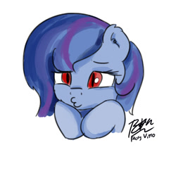 Size: 1080x1080 | Tagged: safe, artist:pwnagespartan, oc, oc only, pony, simple background, solo, white background