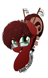 Size: 2480x4000 | Tagged: safe, artist:dormin-dim, oc, oc only, oc:cadetpone, earth pony, pony, bust, earth pony oc, simple background, solo, transparent background