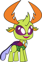 Size: 1147x1694 | Tagged: safe, artist:razoruniboop, thorax, changedling, changeling, g4, g4.5, deviantart, g4 to g4.5, generation leap, king, king thorax, male, simple background, solo, transparent background
