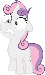Size: 415x681 | Tagged: safe, artist:herrmyrddin, sweetie belle, pony, unicorn, g4, hearts and hooves day (episode), female, filly, foal, simple background, solo, transparent background, vector