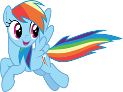 Size: 4031x3000 | Tagged: safe, artist:cloudy glow, rainbow dash, pegasus, pony, father knows beast, g4, .ai available, simple background, solo, transparent background, vector