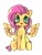 Size: 768x1024 | Tagged: safe, artist:pnpn_721, fluttershy, pegasus, pony, g4, cute, female, looking at you, mare, open mouth, open smile, shyabetes, simple background, sitting, smiling, smiling at you, solo, spread wings, underhoof, white background, wings