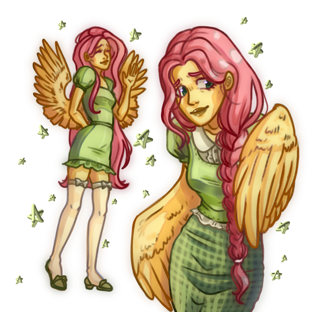 #2922179 - safe, artist:gowguo, fluttershy, human, equestria girls ...