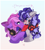 Size: 1164x1286 | Tagged: safe, artist:whiteliar, oc, oc:cinnabyte, oc:lillybit, pony, bandana, bow, clothes, commission, female, gaming headphones, gaming headset, headphones, headset, lesbian, mare, oc x oc, ribbon, shipping, socks, striped socks, your character here