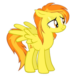 Size: 894x894 | Tagged: safe, artist:sierraex, edit, editor:soeeveelicious, spitfire, pegasus, pony, g4, alternate hairstyle, female, mare, simple background, solo, transparent background, wonderbolts