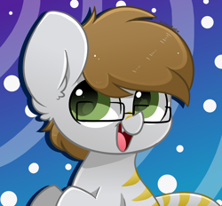 Size: 2800x2600 | Tagged: safe, artist:kittyrosie, oc, oc only, original species, pony, shark, shark pony, blushing, glasses, high res, looking up, solo