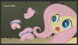 Size: 988x577 | Tagged: safe, screencap, discord, fluttershy, pegasus, pony, g4, the return of harmony, canterlot hedge maze, cute, do not want, faic, fluttershy is best facemaker, funny, funny as hell, great moments in animation, hedge maze, letupita, letupita725hd, maze, scared, shapeshifting, shy, shyabetes, solo, weapons-grade cute