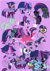 Size: 1280x1810 | Tagged: safe, artist:benpictures1, rainbow dash, twilight sparkle, zapp, alicorn, pegasus, pony, unicorn, a dog and pony show, bats!, g4, my little pony: rainbow roadtrip, my little pony: the movie, power ponies (episode), butt, female, mare, masked matter-horn costume, mud, mud mask, plot, power ponies, stone, stop the bats, twibutt, twilight sparkle (alicorn), twilight sparkle day, unicorn twilight