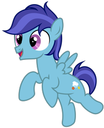 Size: 2820x3450 | Tagged: safe, artist:strategypony, oc, oc only, oc:sierra nightingale, pegasus, pony, colt, flying, foal, high res, male, open mouth, simple background, transparent background, wings